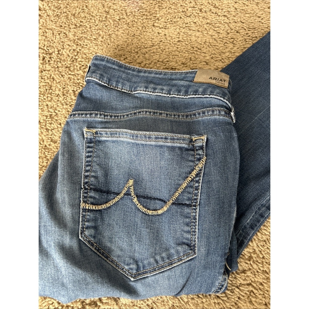 Ariat Denim Women's 32R Slim Jeans Dark Wash Size 32x30 Western Mid Rise